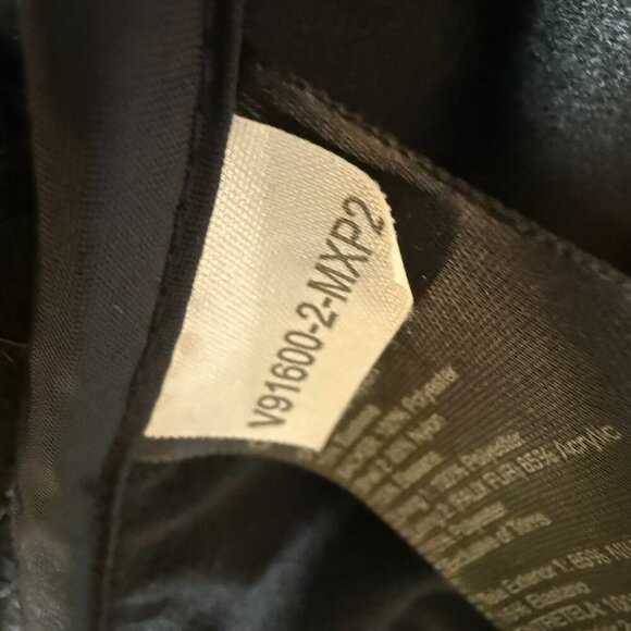 Marmot Black Soft Shell Vest With Faux Fur Hood Women's SIZE SMALL - Picture 3 of 7